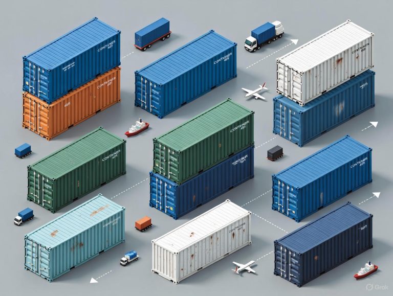 بارگیری کانتینرها در بندر برای صادرات به کشورهای همسایه جویا آکادمی