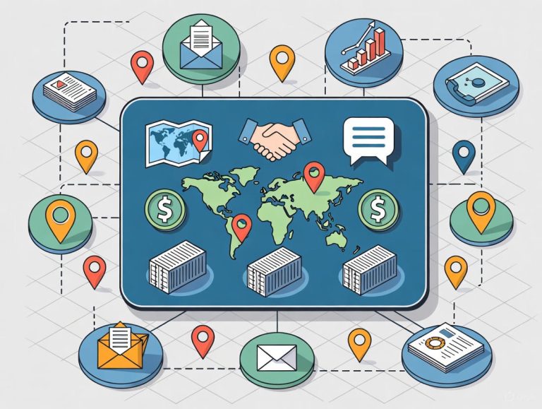 یک بروکر حرفه‌ای در حال اتصال خریدار و فروشنده بین‌المللی جویا آکادمی